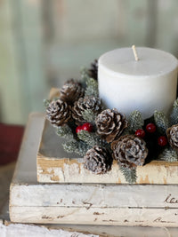 Icy Berries Cone Candle Ring