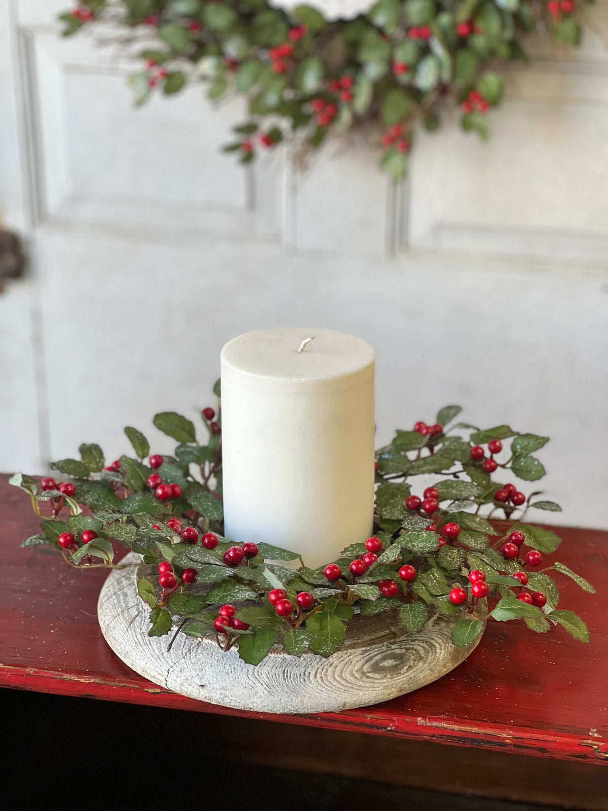 Holly Candle Ring