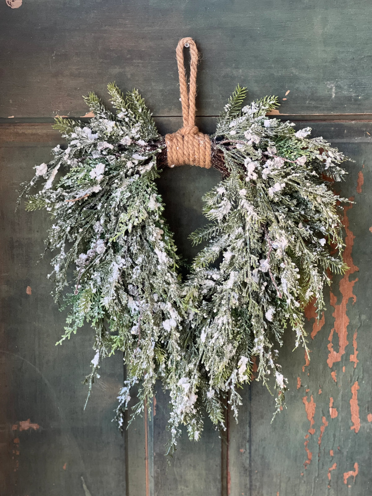 Prismatic Greens Wreath