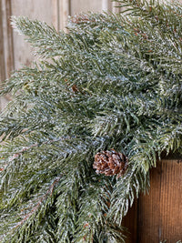 Frosted White Spruce Wreath