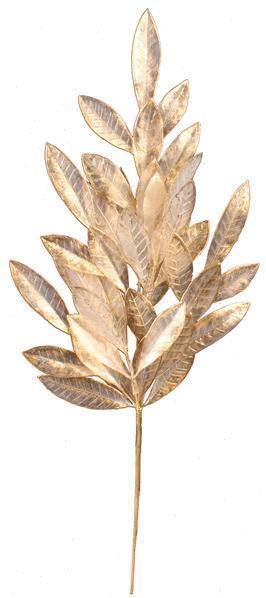 Gold Bay Leaf Spray