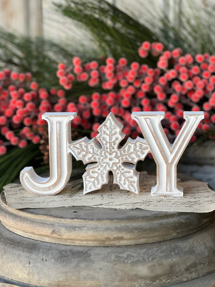 Snowfall Joy Sign