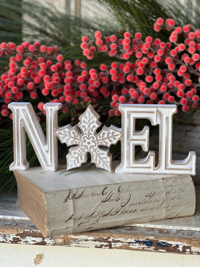 Snowfall Noel Sign