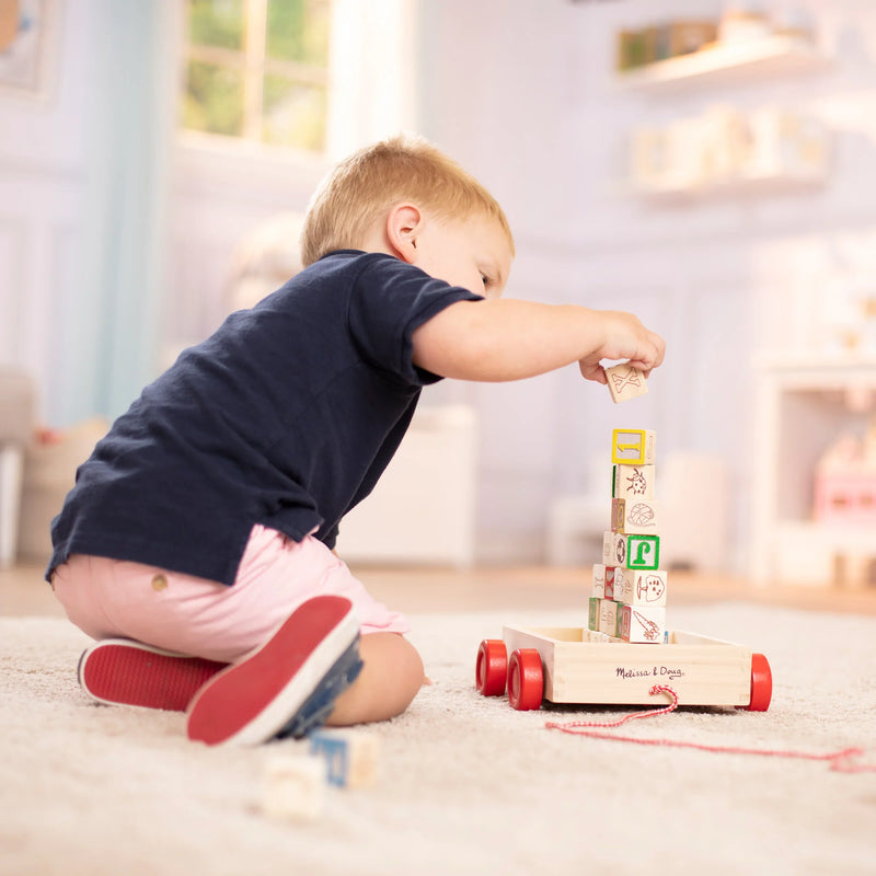 Classic ABC Block Cart