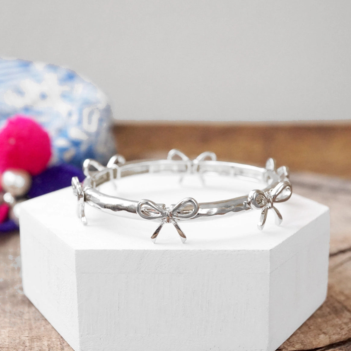 Bow Bangle Bracelet