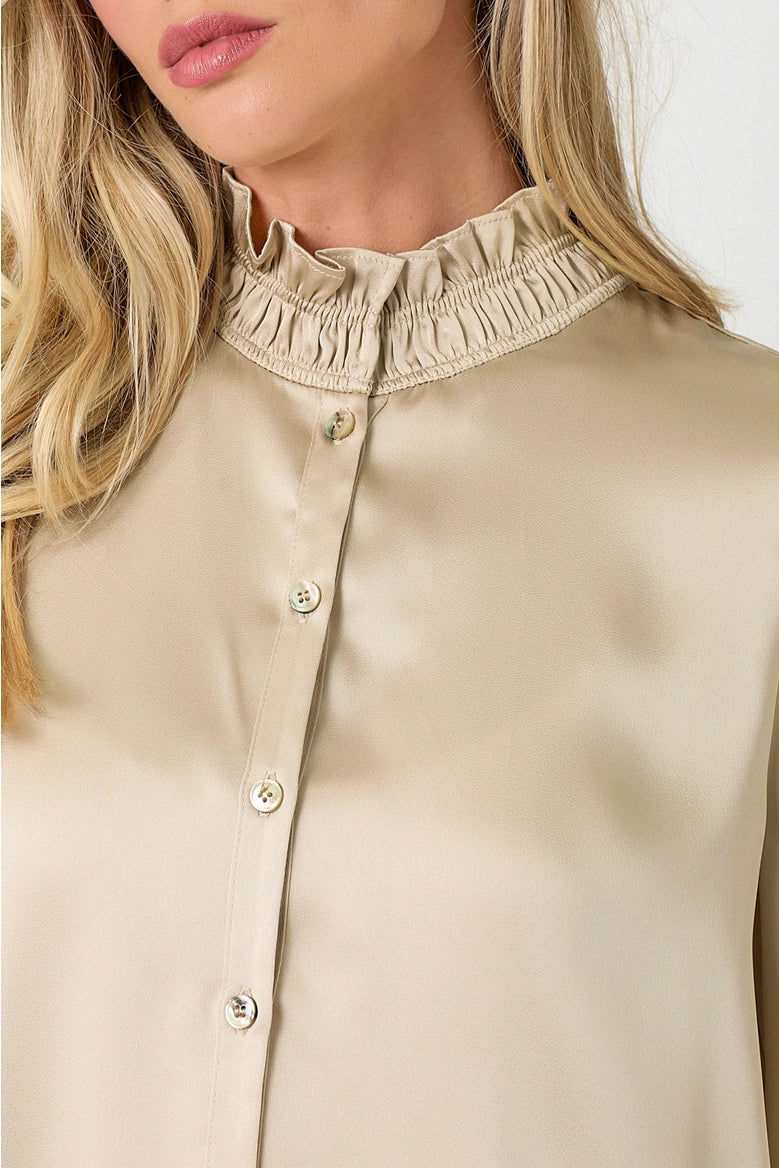 Ruffled Collar Blouse