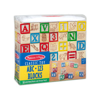 Wooden ABC 123 Blocks