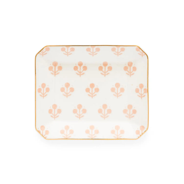 Rose Floral Trinket Tray