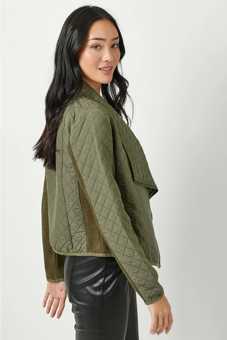 Drape Quilting Jacket