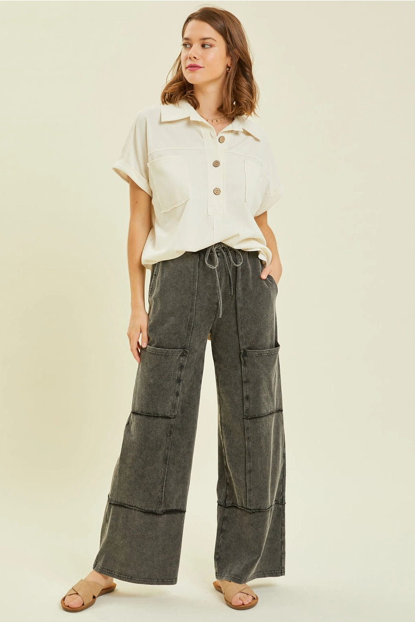 Mineral Wash Cargo Pants