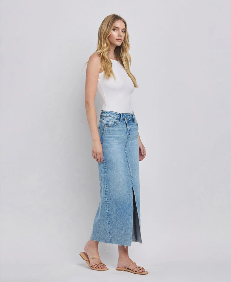 Denim Maxi Skirt