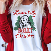 Holly Dolly Christmas Tee