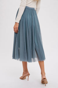 Tulle Midi Skirt