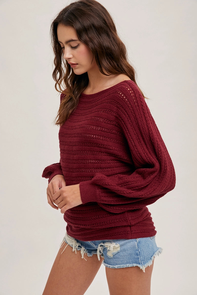 Textured Versatile Pullover