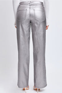 Straight Leg Metallic Pant