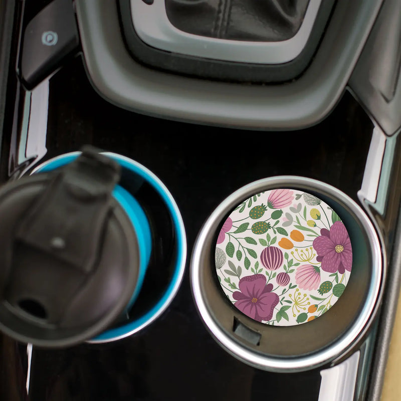 Floral Car Coaster