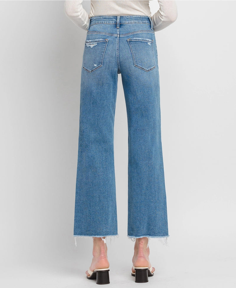 Ankle Wide Leg Jeans