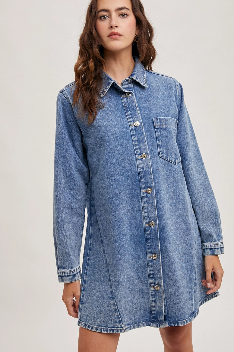 Denim Shirt Dress