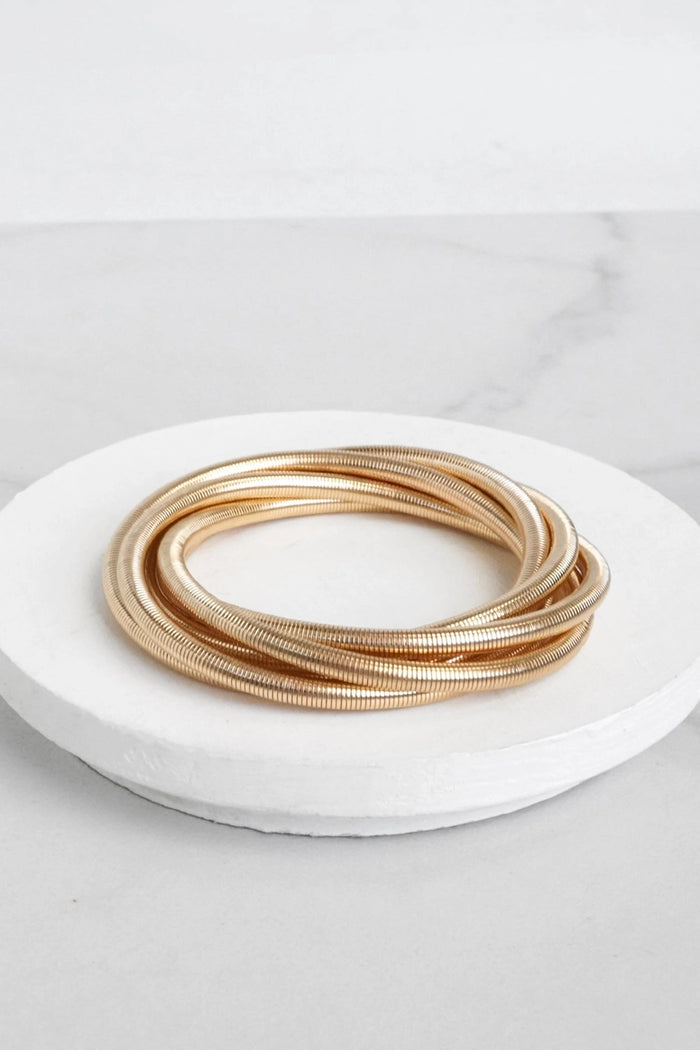 Multi Strand Stretchy Bangle