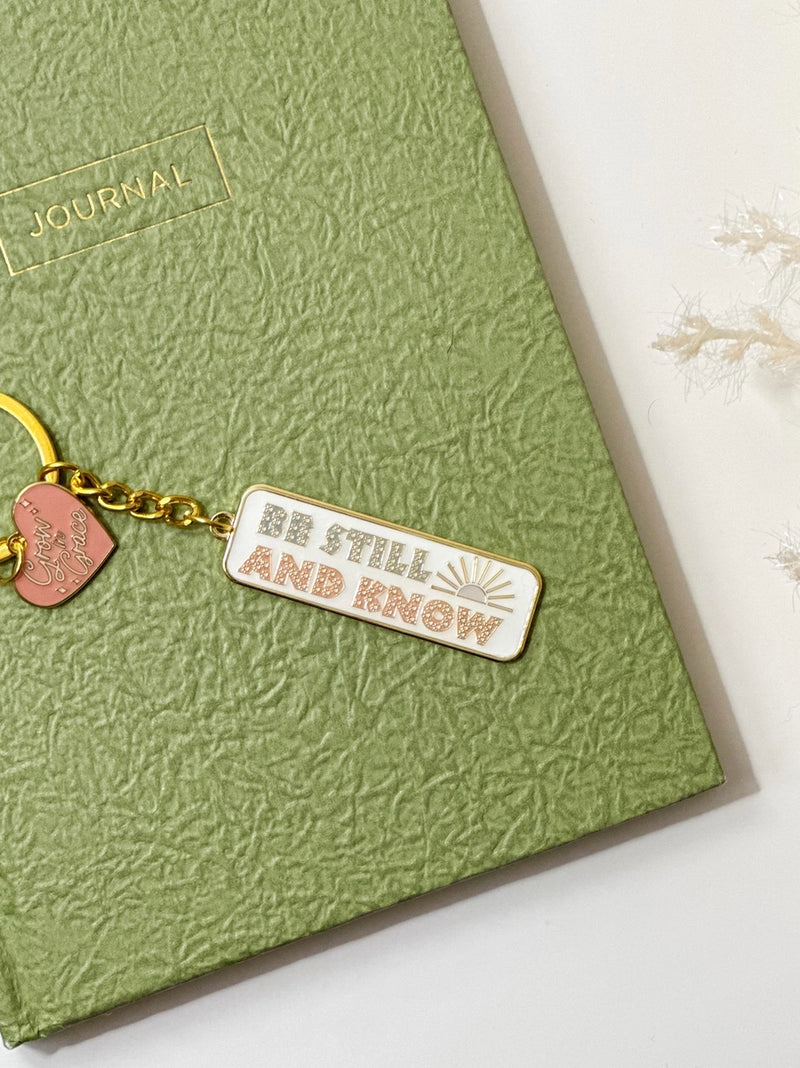 Be Still and Know Keychain