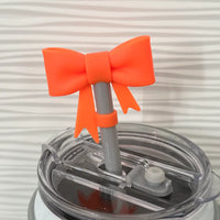 Bow Coquette Straw Cover