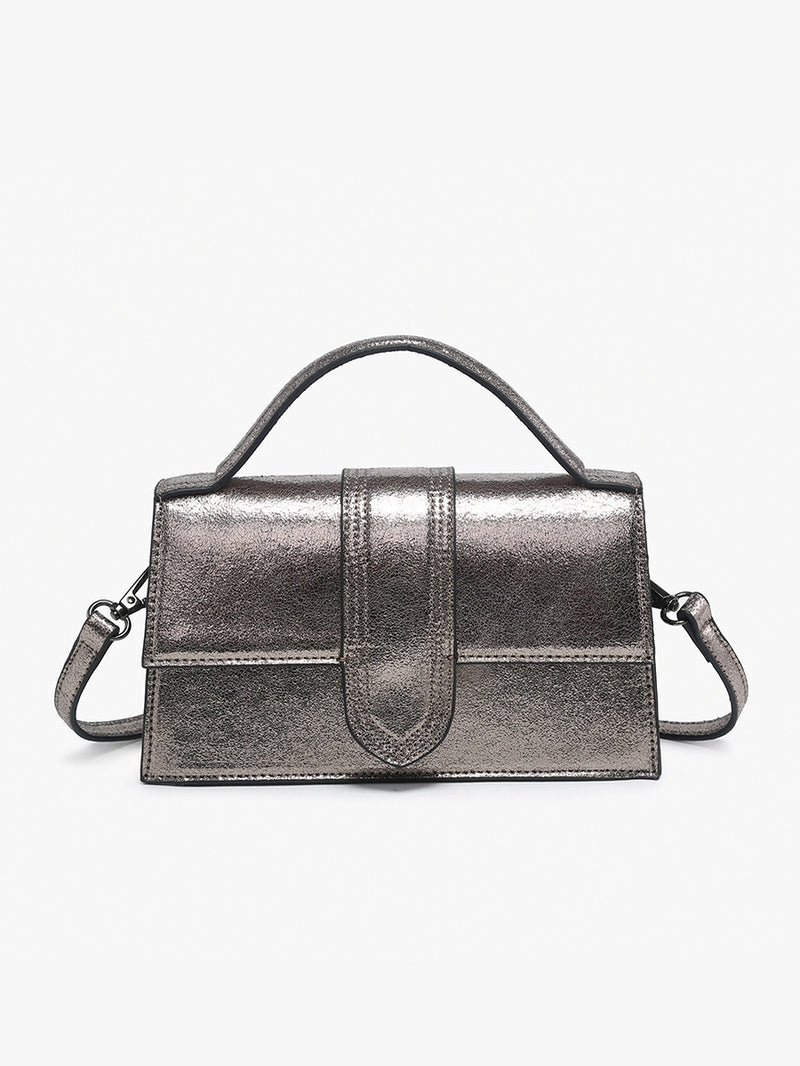 Capri Metallic Satchel