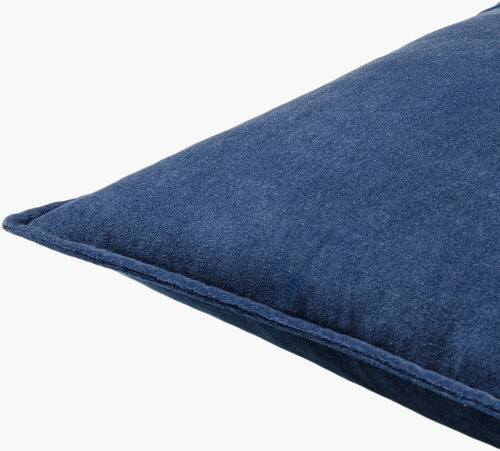 Cotton Velvet Lumbar Pillow 13x19