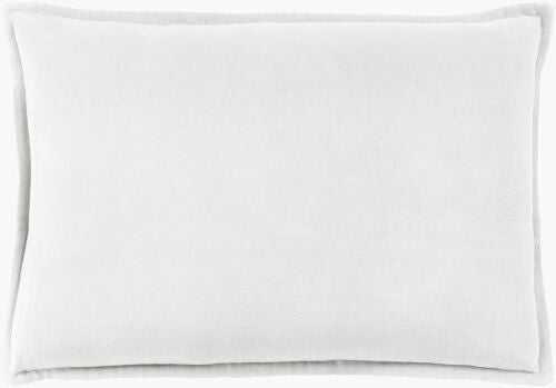 Cotton Velvet Lumbar Pillow 13x19