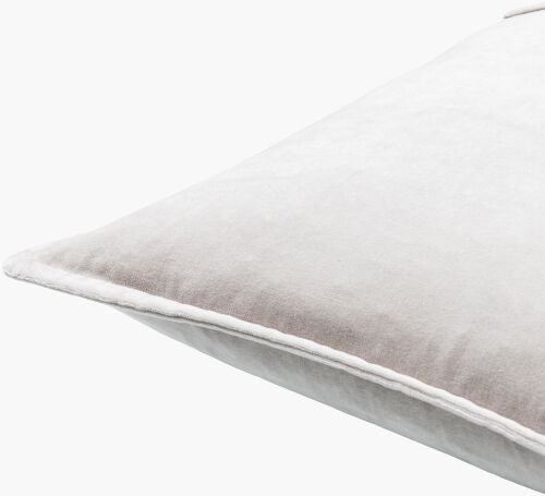 Cotton Velvet Lumbar Pillow 13x19