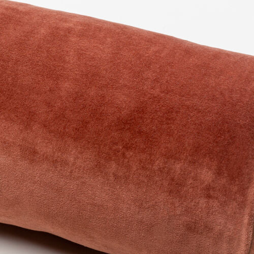 Cotton Velvet Bolster Pillow