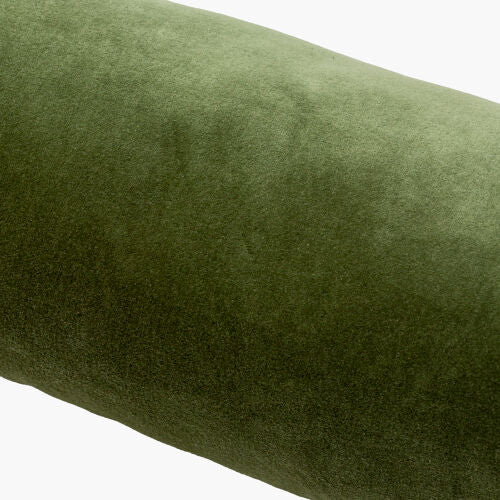 Cotton Velvet Bolster Pillow