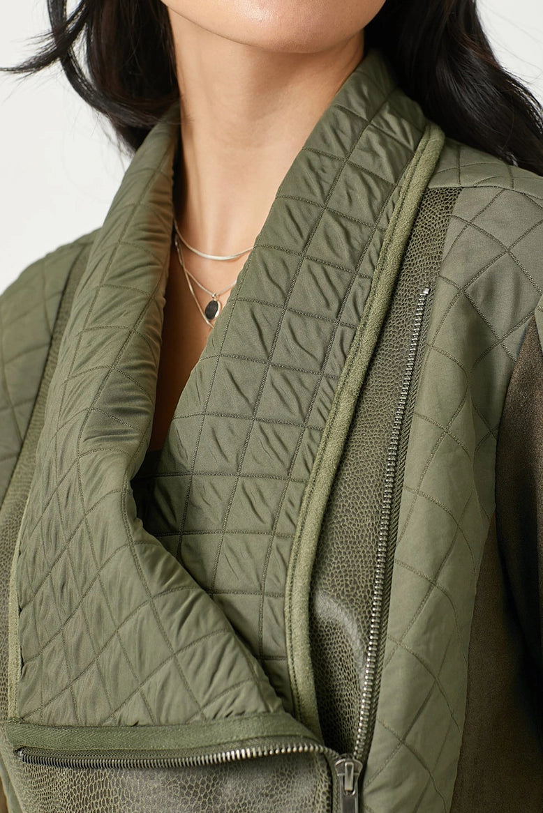 Drape Quilting Jacket