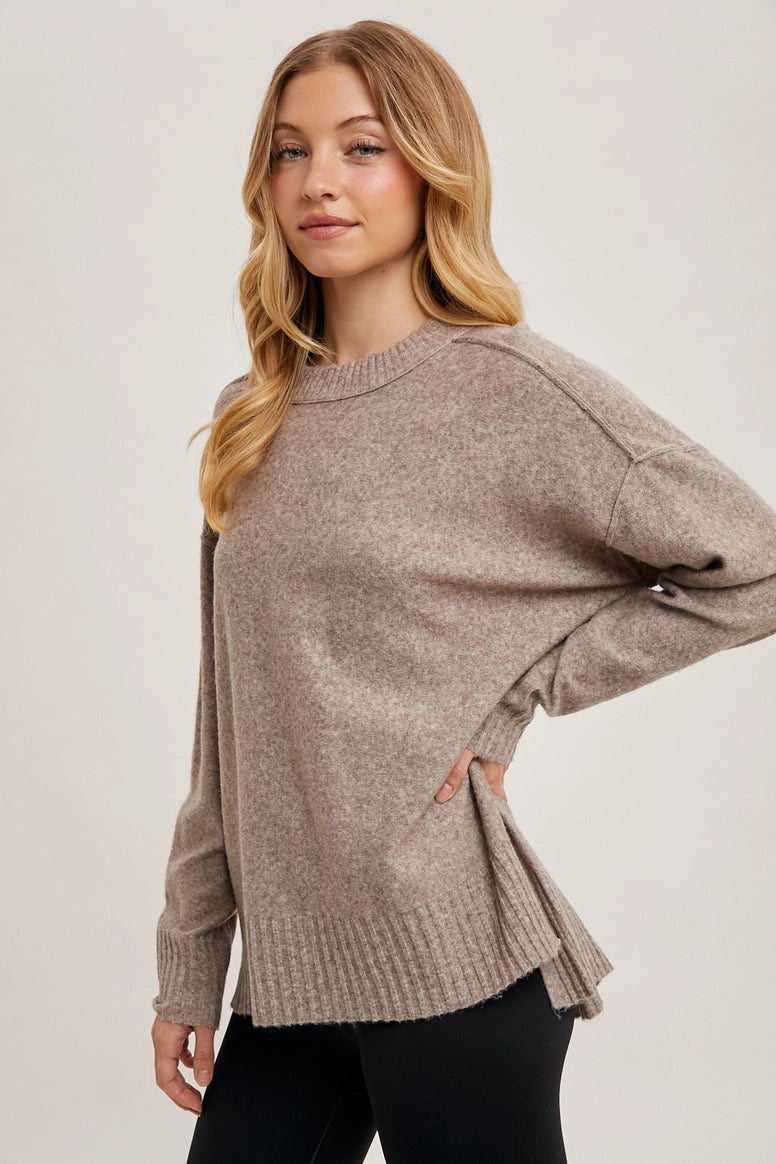 Crew Neck Pullover Sweater