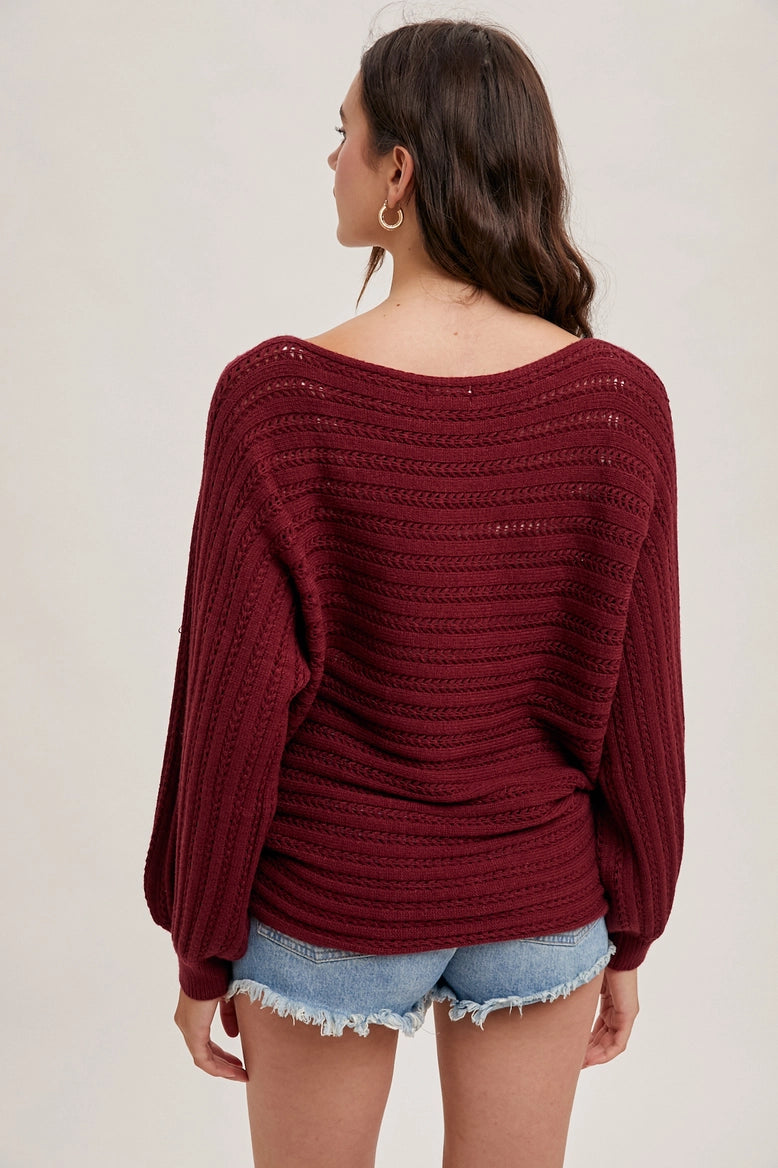 Textured Versatile Pullover