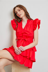 Tiered Ruffle Skirt Dress