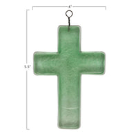 Glass Hanging Cross