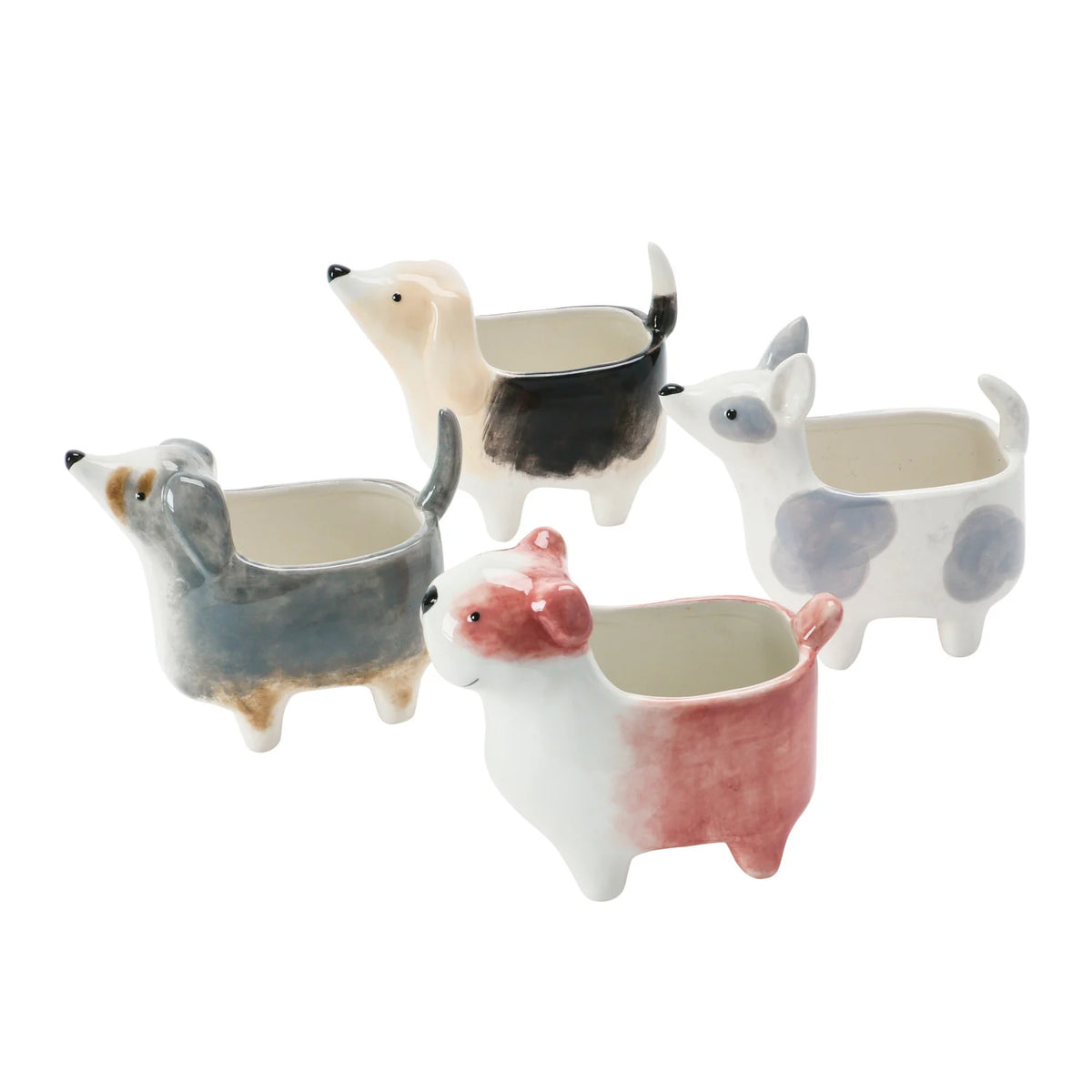 Ceramic Dog Planter