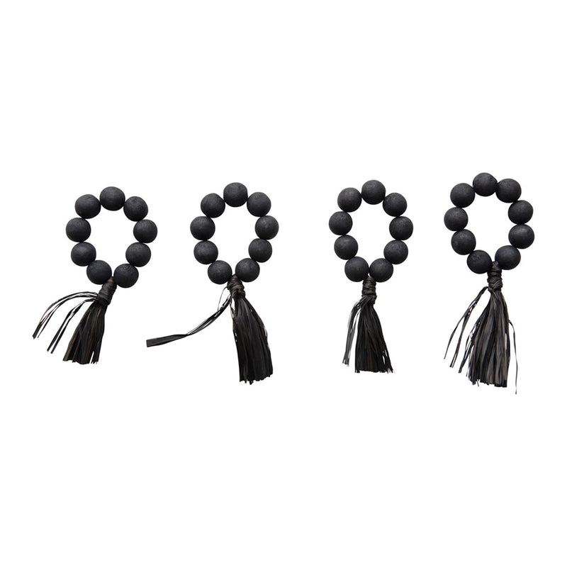 Tassel Beaded Napkin Ring