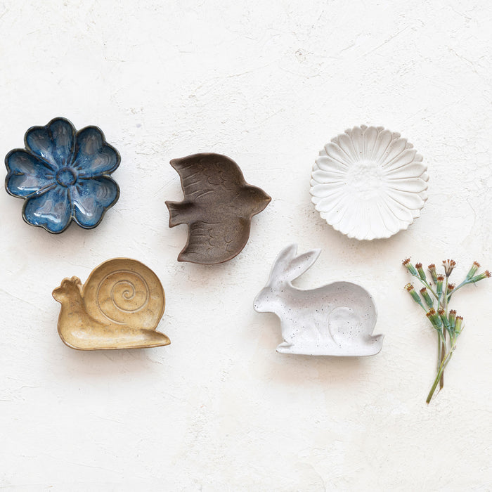 Flora Fauna Stoneware Dish