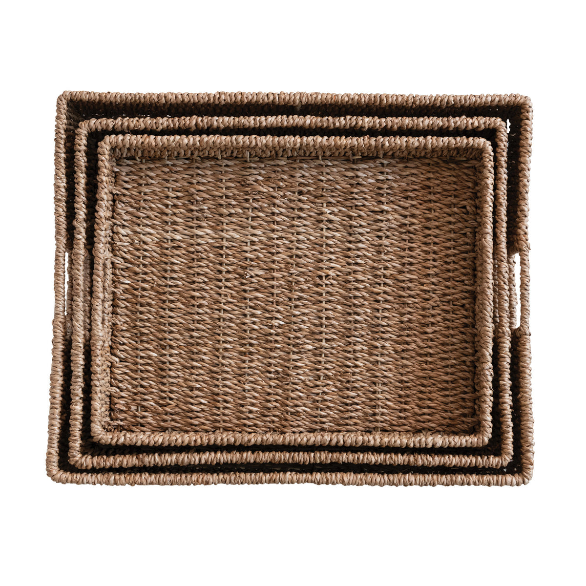 Handled Woven Bankuan Tray