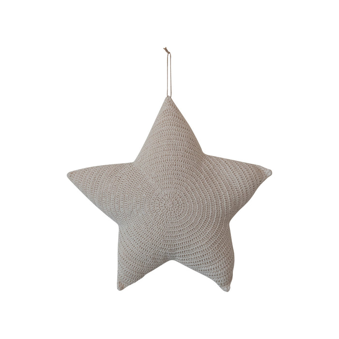 Crocheted Star Pillow