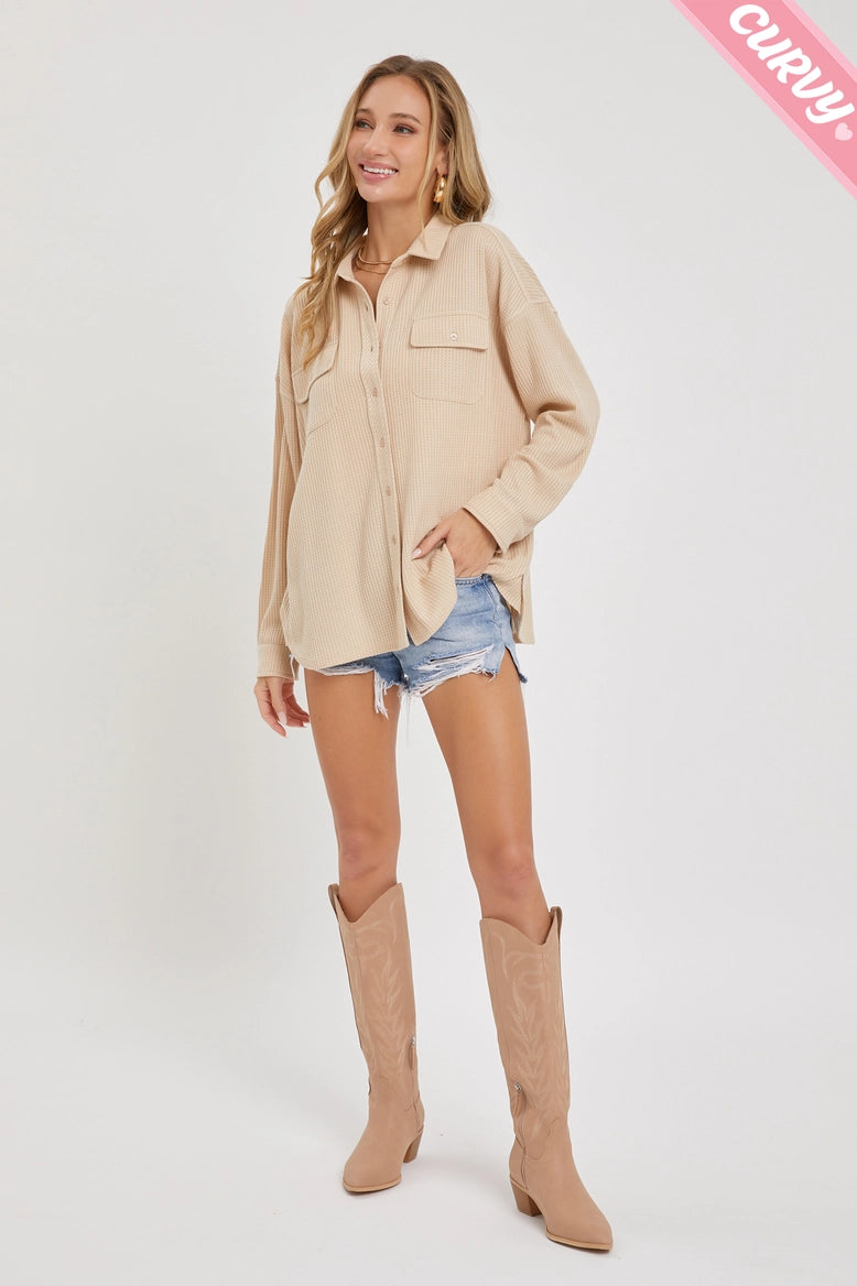 Button Down Oversize Shirt