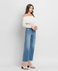 Ankle Wide Leg Jeans