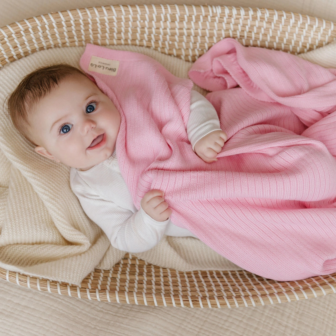 Luxury Cotton Ribbed Baby Blanket