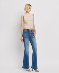 Trouser Hem Flare Jeans