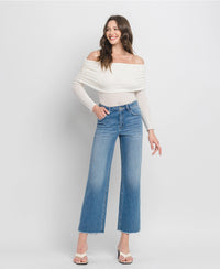 Ankle Wide Leg Jeans