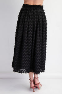 Mohair Chiffon Maxi Skirt