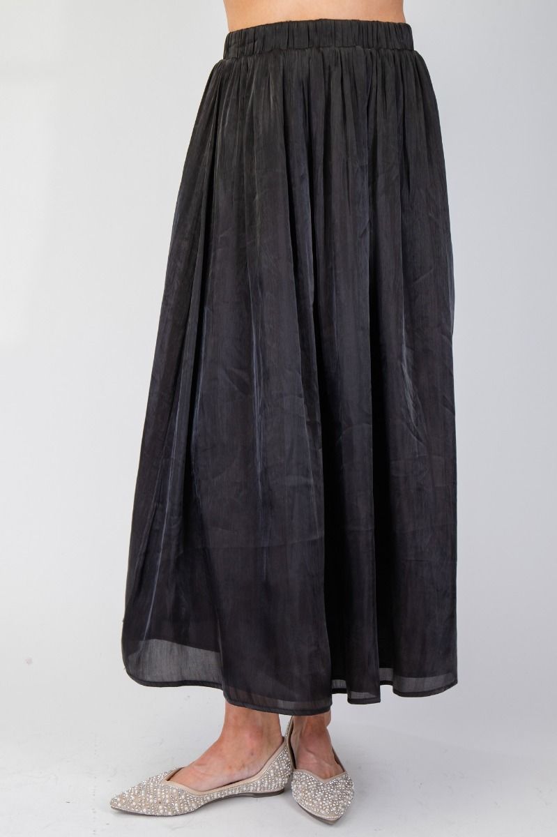 Satin Maxi Skirt