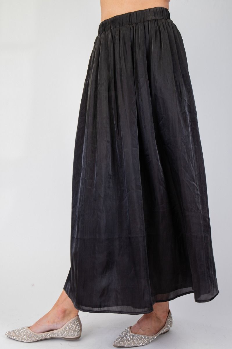 Satin Maxi Skirt