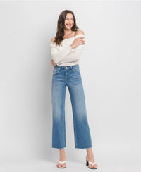 Ankle Wide Leg Jeans